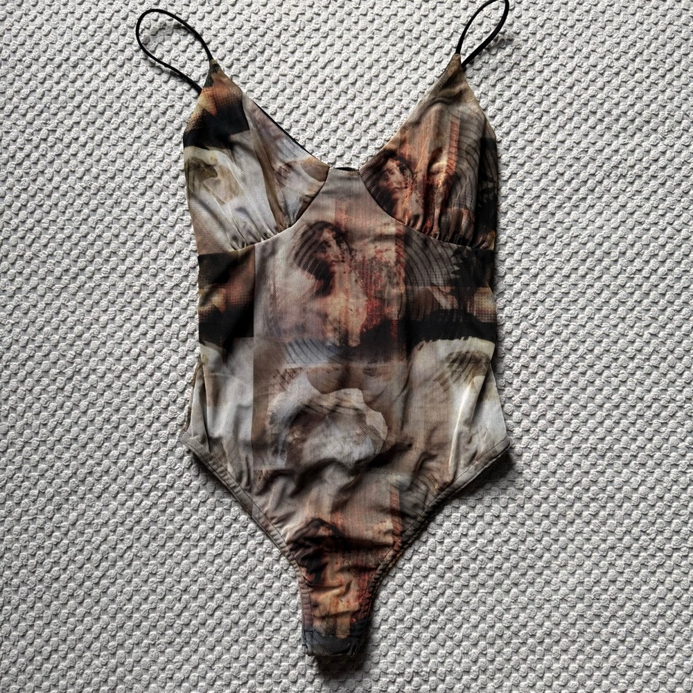 NWT PLT Renaissance Print Bodysuit
